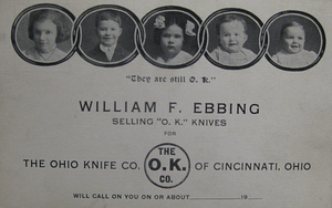 Ohio Knife Business Card